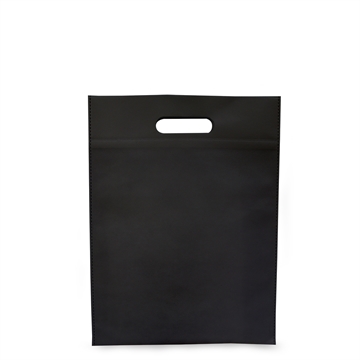 Non Woven stofpose sort udstanset hank